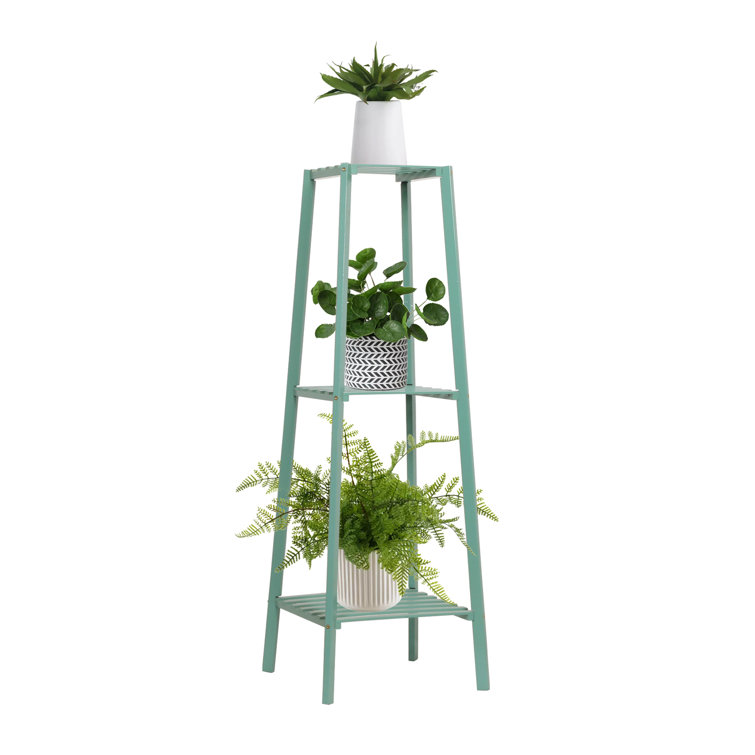 Highland Dunes Pearson Garden Pastoral Plant Stand Rack 3 Tiers Display